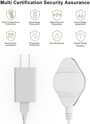 VHBW Charger for Waterpik Water Flosser WP-580, Replacement Waterpik Charger for Waterpik WP-580 WP-582 WP-583 WP-587 Cordless Advanced 2.0 Water Flosser