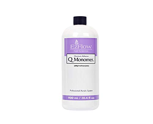 EZ Flow Q Monomer False Nails, 30.4 Fluid Ounce