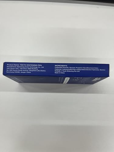 Ollm Teeth Whitening Pen Gel - 3 Pcs Tooth Whitening Gel Professional, 20+ Uses, Effective&Painless, No Sensitivity, Easy to Use, Beautiful White Smile Tooth Whitener for Home, Travel