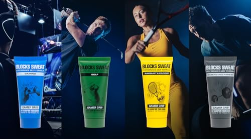 New Gaming Grip Cream by Gamer Grip โ Sweat-Resistant Cream for Dry Hands โ Improves Controller Grip โ Non-Sticky, Long-Lasting โ Ideal for Gaming, Esports, PC & Console
