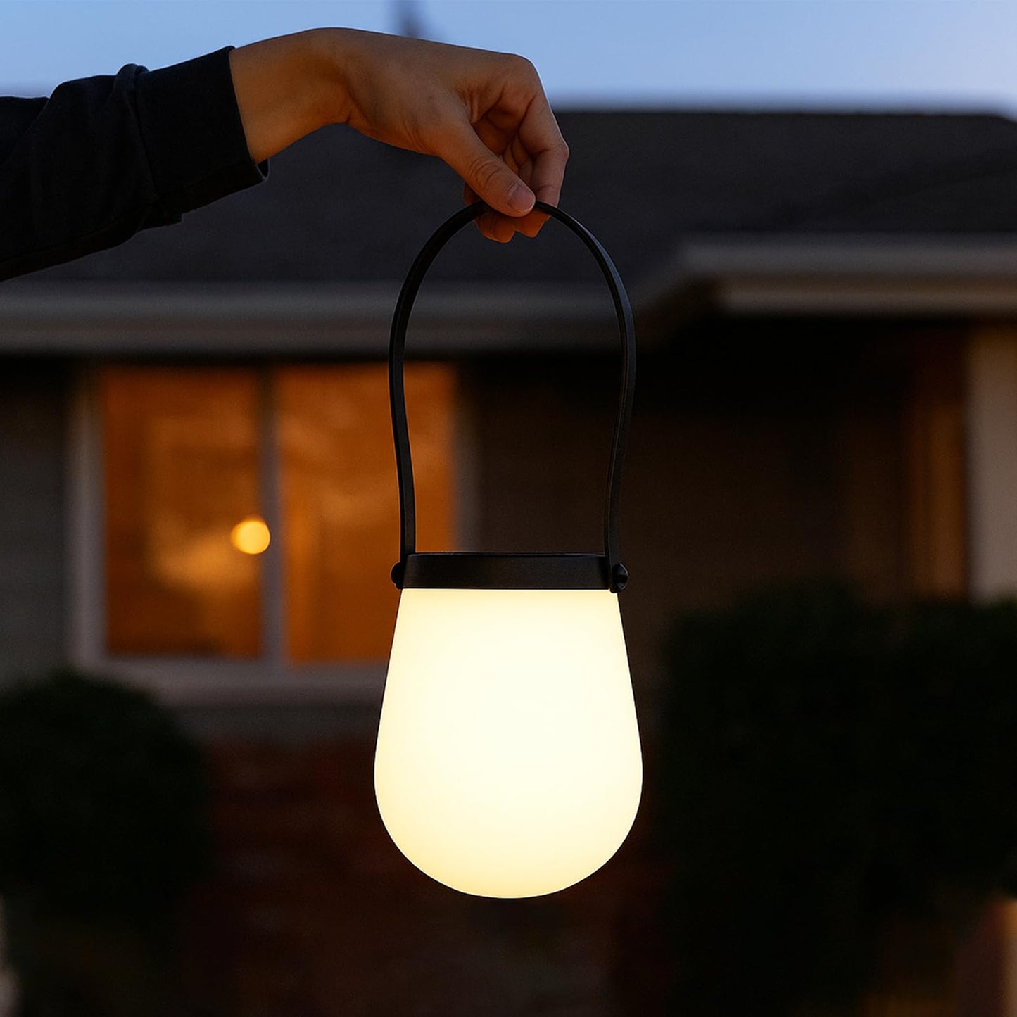 FUYO Outdoor Table Lamp, Hanging Night Light, Portable Shower Lamp. Rechargeable Lamp with RGB for Outdoor Bedroom Living Room Patio Camping Party Garden Porch