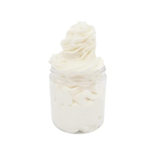 Butt Naked Whipped Body Butter, natural lotion, organic, 4oz jar, made with shea butter, mango butter, coconut oil, almond oil