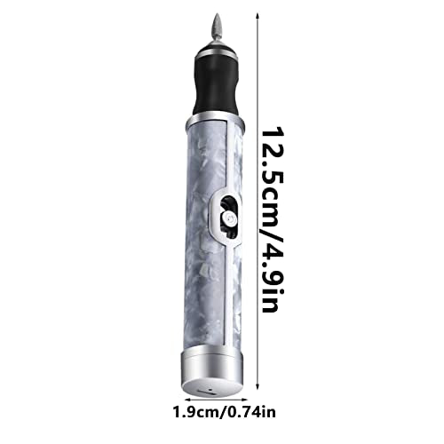Electric Nail File - 4 Speed Cordless Acrylic Nail Tool Kit for Thick Toenails, Edge Shaping, Polishing, Grinding, Nursing, Peeling