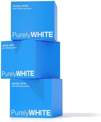 PurelyWHITE DELUXE, Whitening Powder - Removes Stains, No Sensitivity - Enamel-Safe Toothpaste Whitening Powder for Coffee, Tea, Food, Wine, and Tobacco Stains.