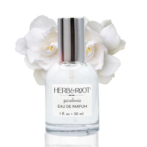 Gardenia Eau de Perfume Spray: Fresh Floral Womens Fragrance | Long-Lasting Clean Vegan Perfume for Women | Cruelty-Free Body Spray | Soft White Gardenia & Notes