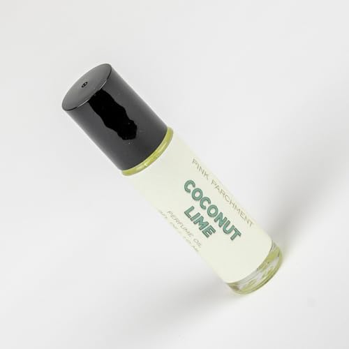 Coconut Lime Verbena Roll on Perfume Oil | .3 ounces Roll On Bottle | Phthalate Free Fragrance |