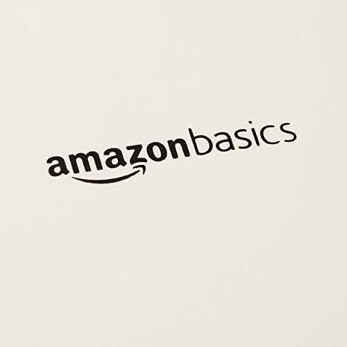 Amazon Basics Bath Tub Neck Pillow with Suction Cups, Waterproof, 3-Panel, Off-white