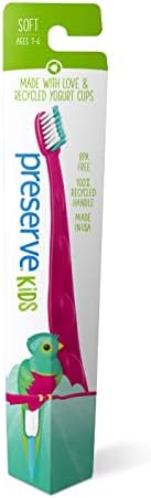 Preserve Kids Toothbrush, Soft Bristles, (Pack of 6)