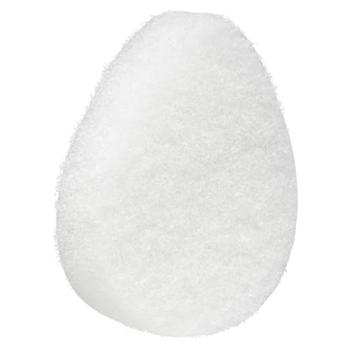 Buf-Puf Facial Sponge, Dermatologist Developed, Removes Deep Down Dirt & Makeup That Causes Breakouts and Blackheads, Reusable, Exfoliating, White, 5 Count