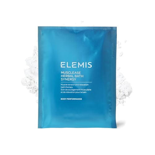ELEMIS Musclease Herbal Bath Synergy 10 Pack, Muscle Relief Therapy Soak To Ease Tension & Promote Recovery