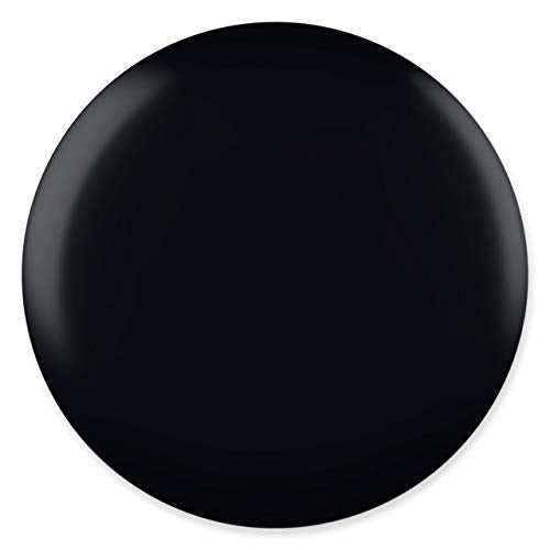 DND Gel Black Polish Set, UV/LED GelPolish and Air Dry Nail Lacquer, Matching Chip-Free Polish Duo, 0.5 Fl Oz Each