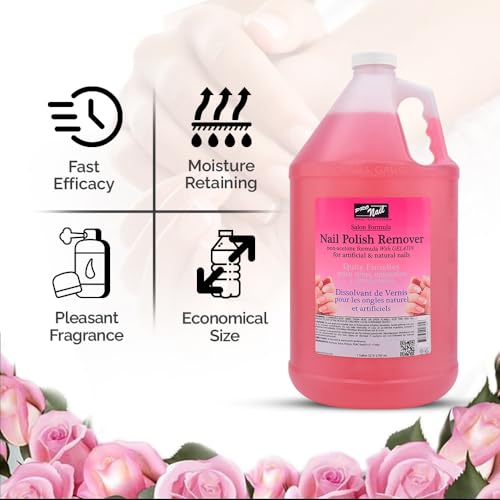 PRONAIL - Non-Acetone Nail Polish Remover Professional, Maximum Strength, 1 Gallon