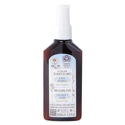 Camomila Intea Hair Lightener For Kids– Premium Sun Lightening Spray for Hair – Chamomile Hair Lightener Spray for Naturally Lighten Hair – No Bleach/Ammonia – Child-Friendly Formula - 3.4 Oz