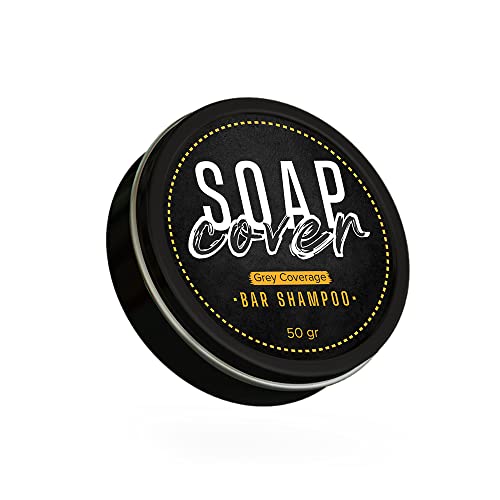 Black Soap for Gray Hair, Gray Hair Reverse Bar Shampoo, 1.7 Oz