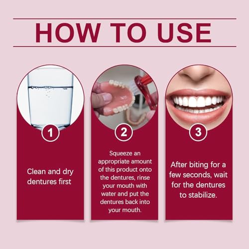 JEREMYTIS Thermoplastic Denture Adhesive, JEREMYTIS Denture Adhesive (1PCS)