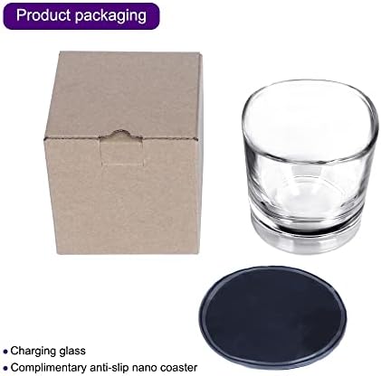 Replacement Charger Glass Cup Compatible with Philips Sonicare Diamondclean Electric Toothbrush, for HX9100 CBA1001 CBA2001 CBA3001 Charging Base and HX9300 HX9900 Series Electric Toothbrush Charger