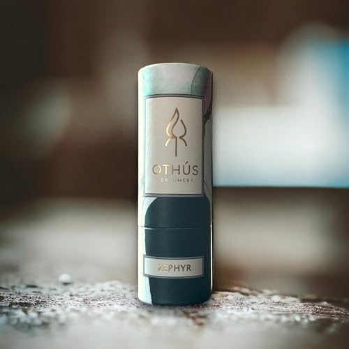 Zephyr Solid Perfume – Honeysuckle Accord, Seaweed, Gardenia, Amyris, Patchouli, and Australian Sandalwood – Convenient Twist Tube for Travel – Natural Solid Eau de Parfum – 0.17 ounce