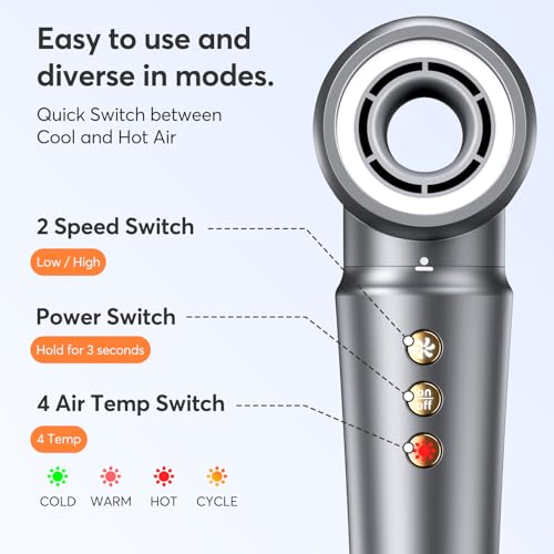 5 in 1 Air Wrap Hair Styler for Women - High-Speed Frizz-Free Hair Dryer Brush, Ion Fast Drying Auto Wrap Cruler, No Heat Damage Air Styler Wrap - Curl, Volumize, Straighten, Gift Idea
