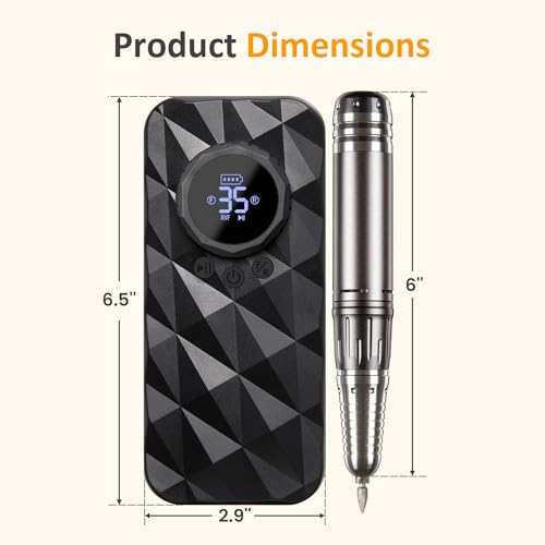 Sunvivi 40000RPM Electric Nail Drill, Rechargeable Nail File Set for Acrylic Nails Gel Polishing, Professional Nail E File Manicure Pedicure Tools with Nail Drill Bits for Home Salon Use