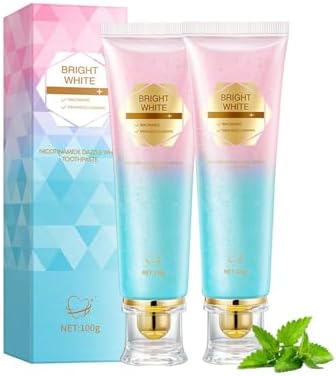 Niacinamide Whitening Toothpaste, Nicotinamide Dazzling White Toothpastes, Bright White Toothpaste, Fresh Breath Remove Tooth Stains (2)