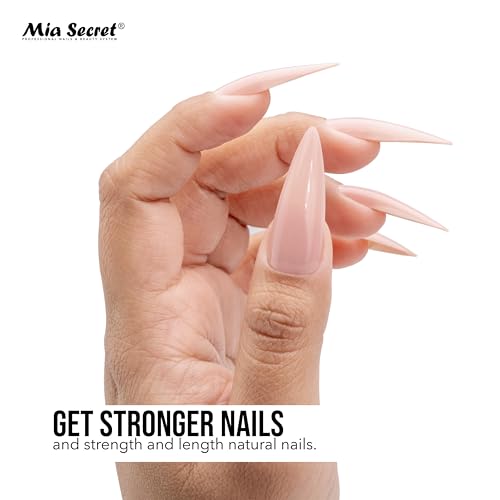Mia Secret Rubber Gel for nails MADE IN USA for Salon and DIY (Tulip, 0.5 fl oz)