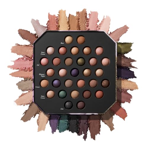LAURA GELLER NEW YORK The Ultimate Palette Baked Eyeshadow Palette Sensation Soiree - 31 shades - Matte and Shimmer Shades - Pigmented Crease-Proof Eye Makeup
