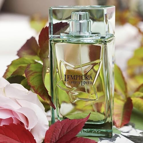 Lolita Lempicka Green Lover Eau De Toilette Spray for Men - Fresh Masculine Scent w/Notes of Gin, Juniper, & Peppermint - Ideal for Daily Wear and Special Events