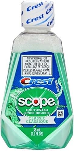 Scope Travel Size Mouthwash Classic Original Mint 1.2 Oz 48 Pack