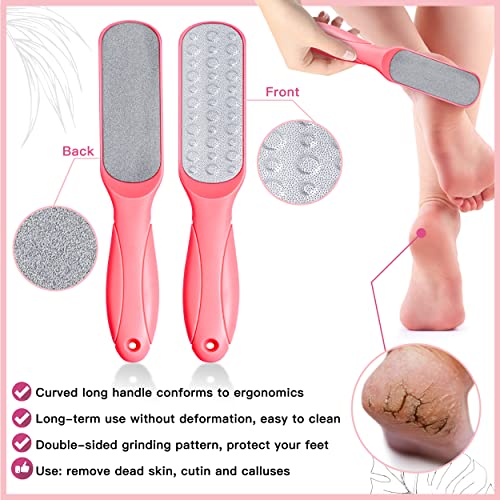 Foot Spa Soak Pedicure Kit, Aloe Lavender Foot Soak Salts, Foot File, Urea Cream for Dry, Cracked Feet - Foot Care for Women Men ﻿