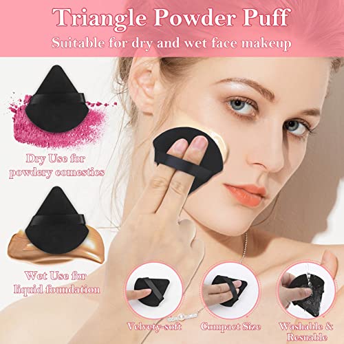 Disposable Applicators Kit With Makeup Puff, Mixing Palette, Artist Supplies, Accessories, Mascara Wands, Lip Brushes, Hair Clips, Powder Puffs for Face With Storage Box