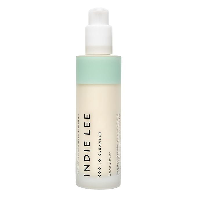 Indie Lee Coq 10 Cleanser - Cream-to-Milk Facial Cleanser Enriched with Hydrating Grape Seed & Jojoba Oil and Soothing Aloe Vera for a Nourished, Healthy Glow (125 Fl Oz)