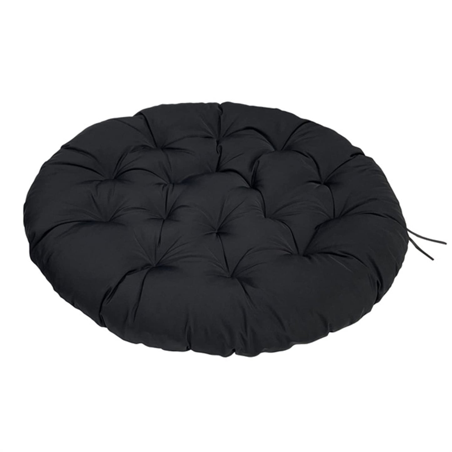 Lifup Water Resistant Papasan Cushion, Rocker Chair Pads, Hammock Seating Cushion for Hanging Egg Chair Folding Garden Sofa Patio Garden Swing Chair Black Round 24"