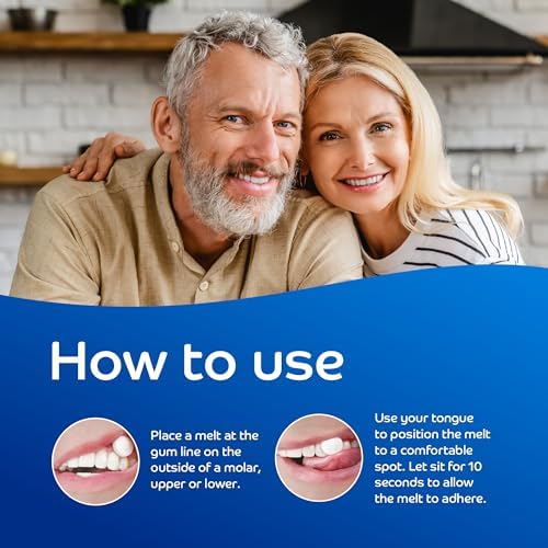 Oracoat XyliMelts for Dry Mouth Night Time or Day - Moisturizing Dry Mouth Adhering Discs, Sugar Free with Xylitol, 80 Count, Slightly-Sweet Flavor, 8-Hour Relief