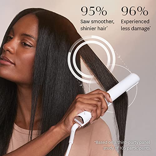 T3 SinglePass StyleMax Professional 1" Ceramic Flat Iron with Custom Heat Automation, 9 Heat Settings, Longer Ceramic Plates, for Straightening, Waving, Curling & Styling
