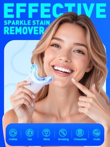 Teeth Whitening Kit for Sensitive Tooth: Professional Whitening Gel Pens Dental kit, 32X LED Light White Personal Care Products, 35% Carbamide Peroxide Whitener, Beauty Tools for Home (01_White)