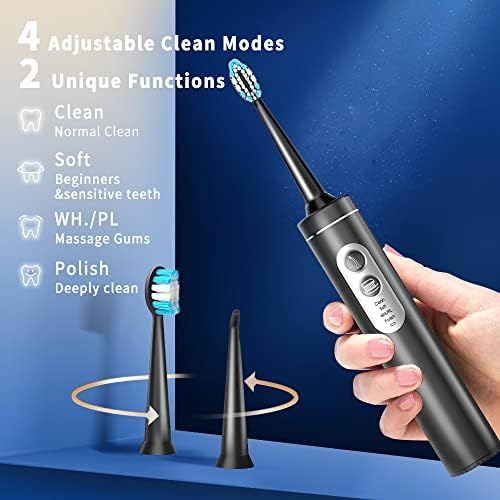 Water Floss Electric Toothbrush, Four-Mode Three-in-one Dental Cleaning Set, More Functions, Better Protection of Teeth