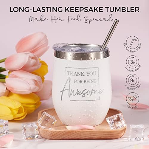 Thank You Gift Box for Women - Unique Spa Experience for Gratitude - Appreciation for Coworker, Boss, Employee, Hostess, Secretary, Teacher, Nurse and Volunteer