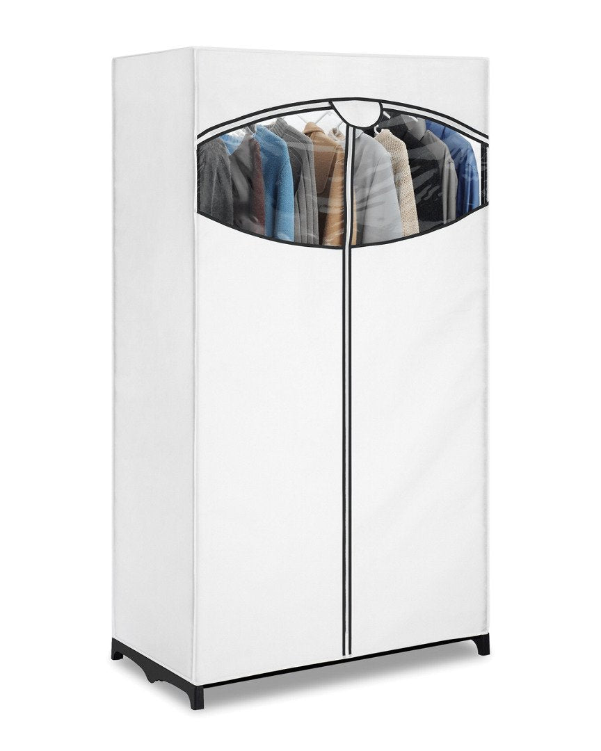Whitmor white, Clothes Closet fabric cover, 36"