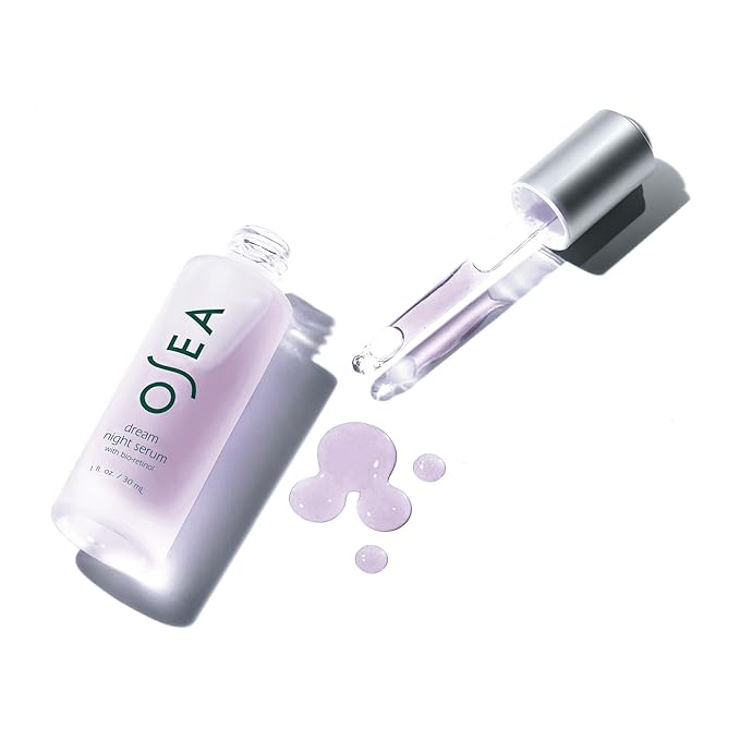 OSEA Dream Night Serum with Bio-Retinol - 1oz - Anti-Aging Night Serum for Face - Firming Peptides - Reduces Wrinkles, Firms & Brightens Skin