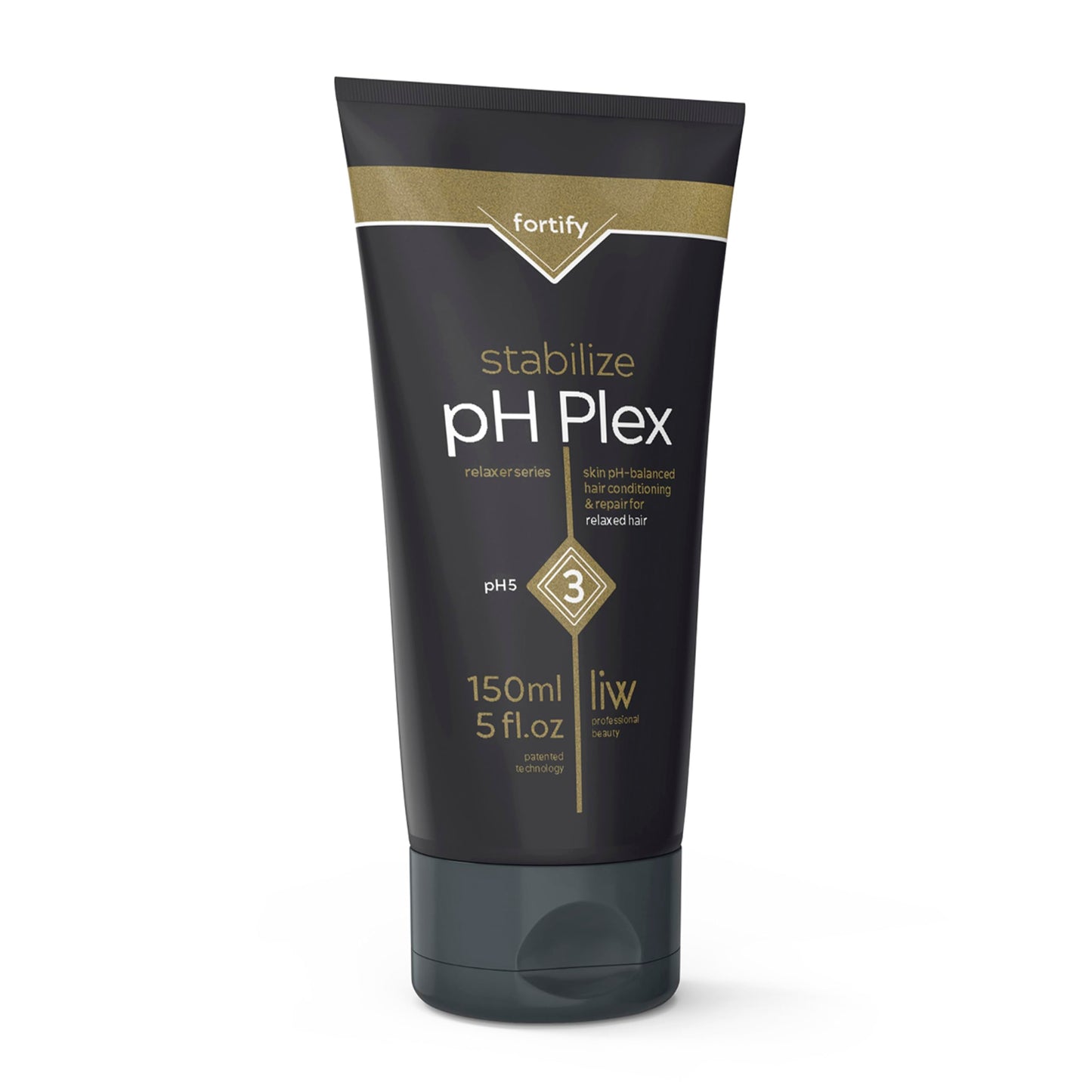 LIW Hair Conditioner Nourishing Hair Mask Treatment - Fortifies the Effects of pH Plex Relaxer Steps 1 & 2 Between Hair Relaxer Treatments - 150ml Tube