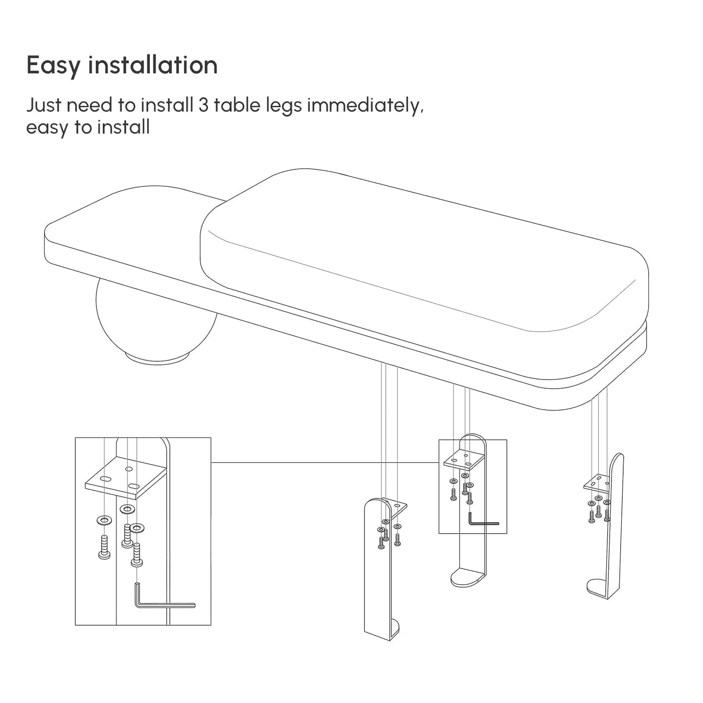 homary Entryway Bench, Wooden Bench Boucle Upholstered Bench with Abstract Metal Leg for Entryway/Bedroom/Living Room - 47.2" L x 13.8" W x 16.5" H White