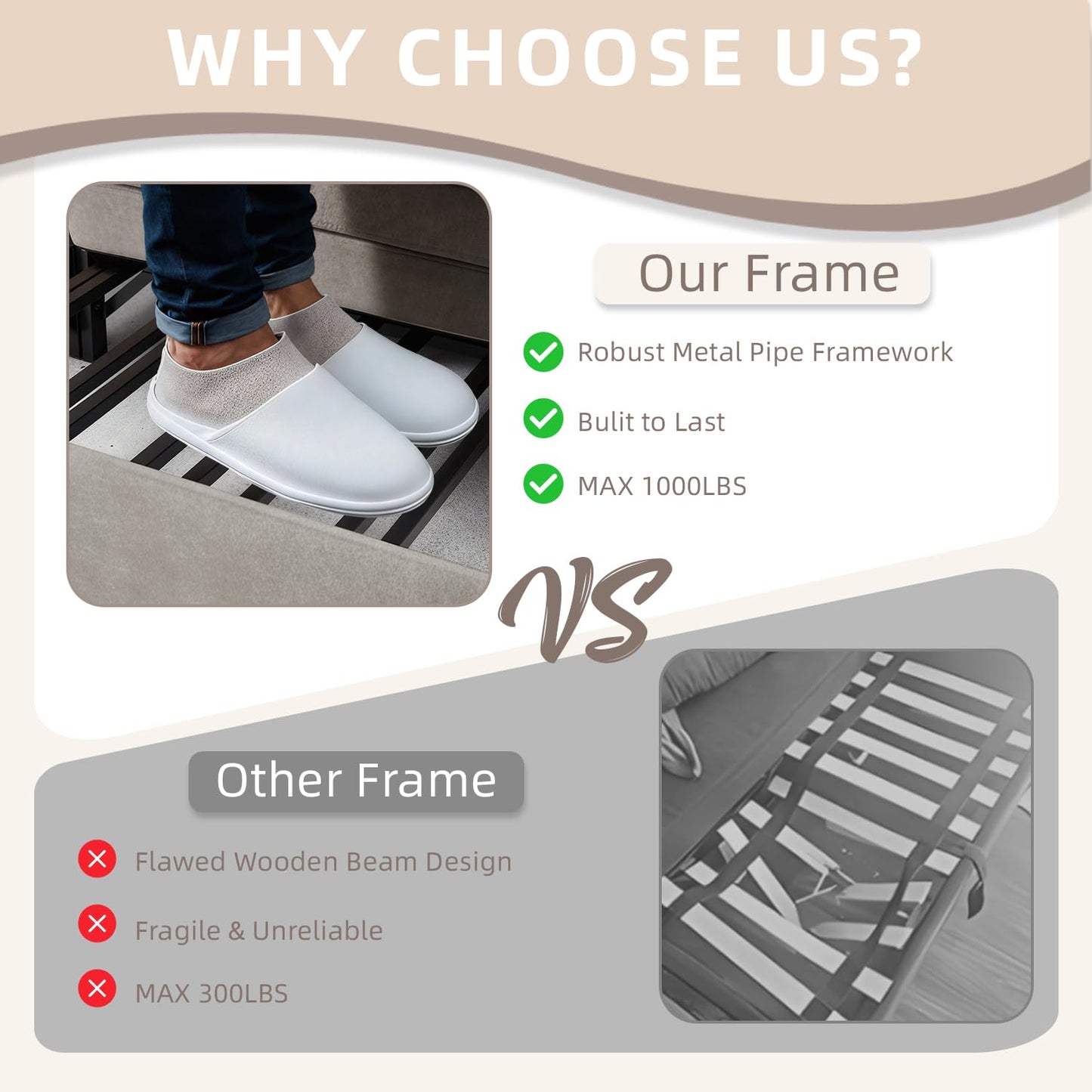 JFHID 3 in 1 Sofa Bed, 72" Pull Out Couch Sleeper Sofa Bed with USB Ports & 4 Side Pockets for Living Room, Apartment, Light Grey