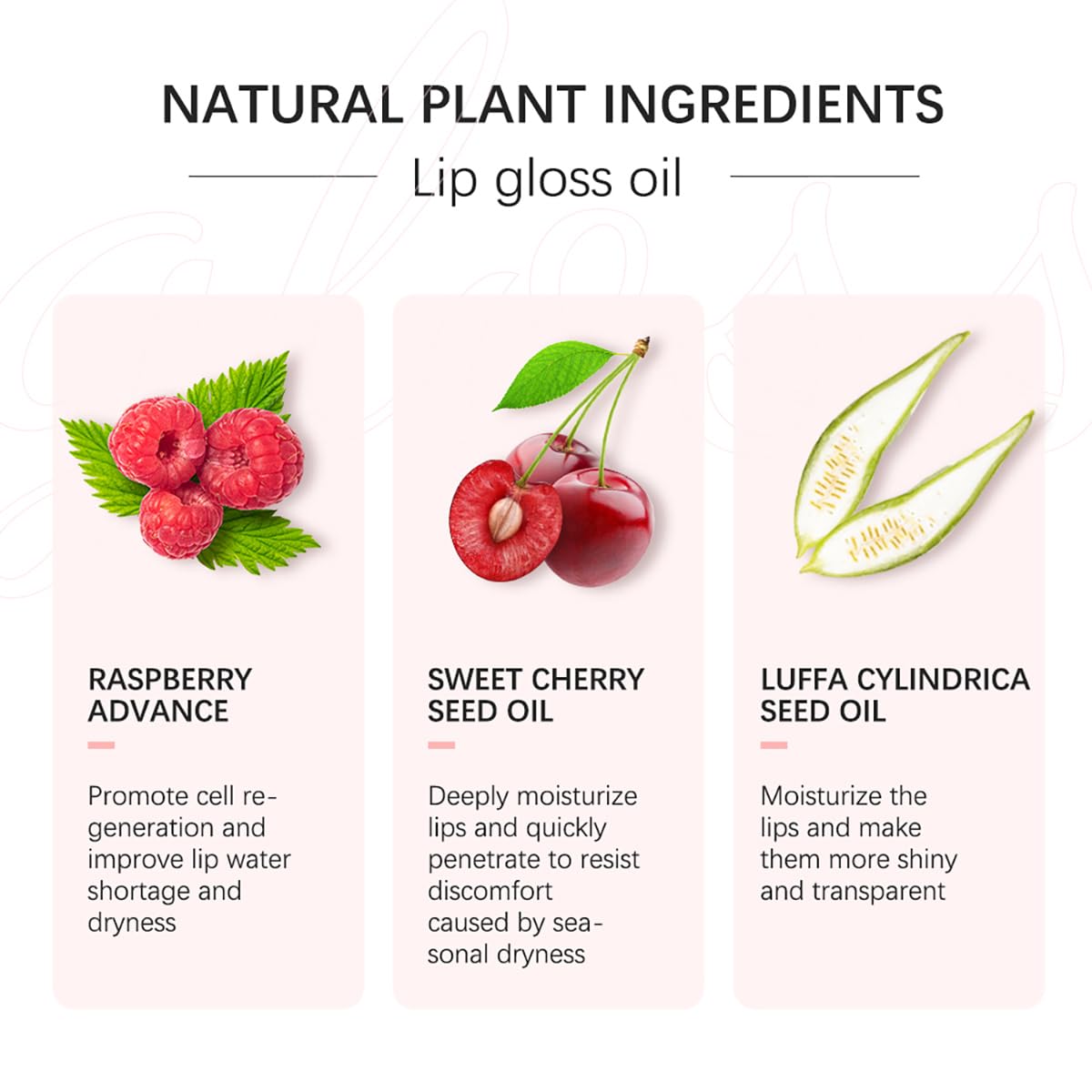Hydrating Lip Glow Oil Moisturizing Plumping Lip Tint Lip Gloss Transparent Lip Balm Long Lasting Nourishing Repairing Lightening Lip Lines (000#+012#)