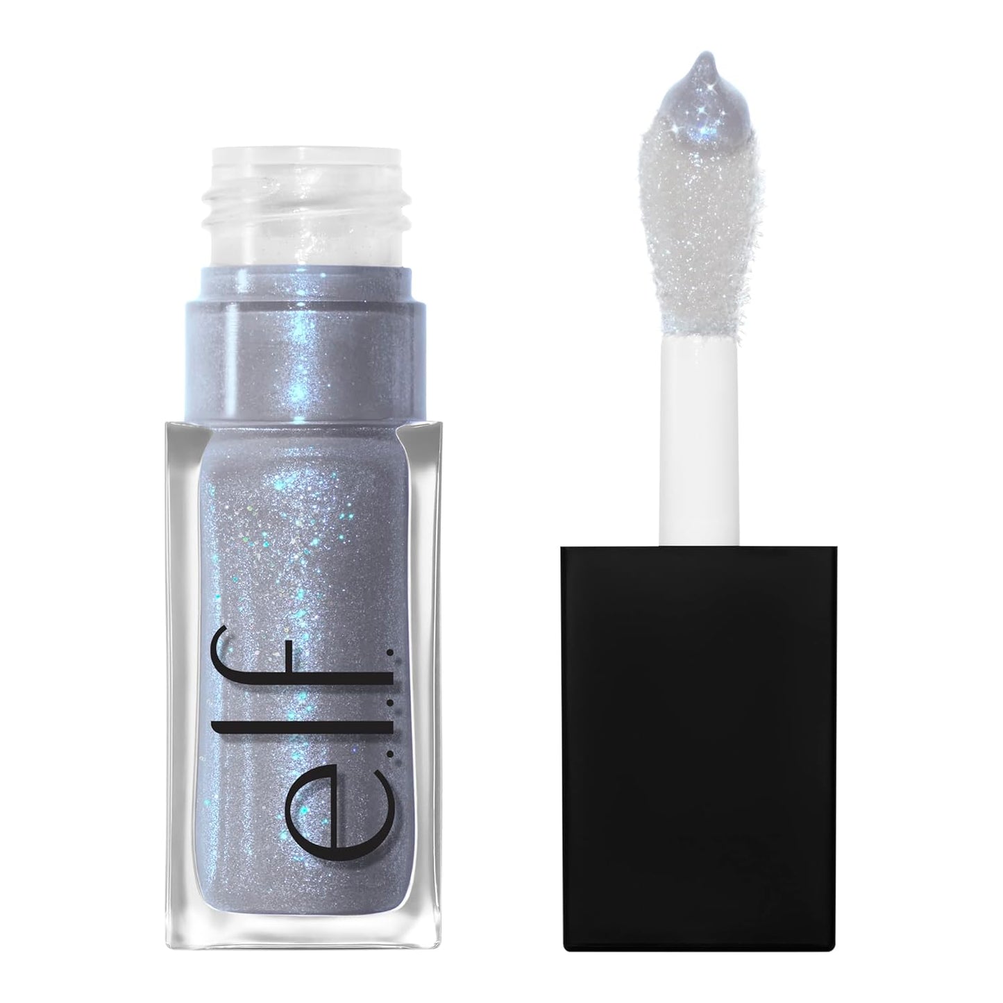 e.l.f. Glow Reviver Lip Oil, Nourishing and Hydrating with High-Shine Glimmer Finish & Sheer Wash Of Color, Minty Scent, Non-Sticky, Vegan & Cruelty-free, Opal-ogy Tour