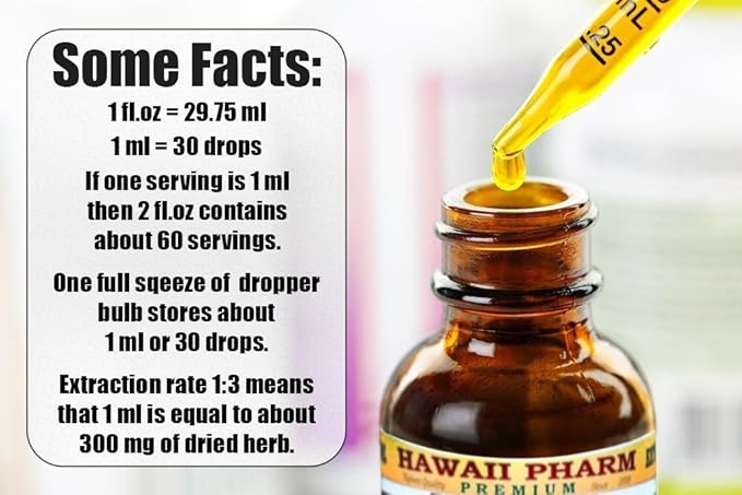 Queen's Root Alcohol-Free Liquid Extract, Queen's Root (Stillingia Sylvatica) Dried Root Glycerite Natural Herbal Supplement, Hawaii Pharm, USA 2 fl.oz