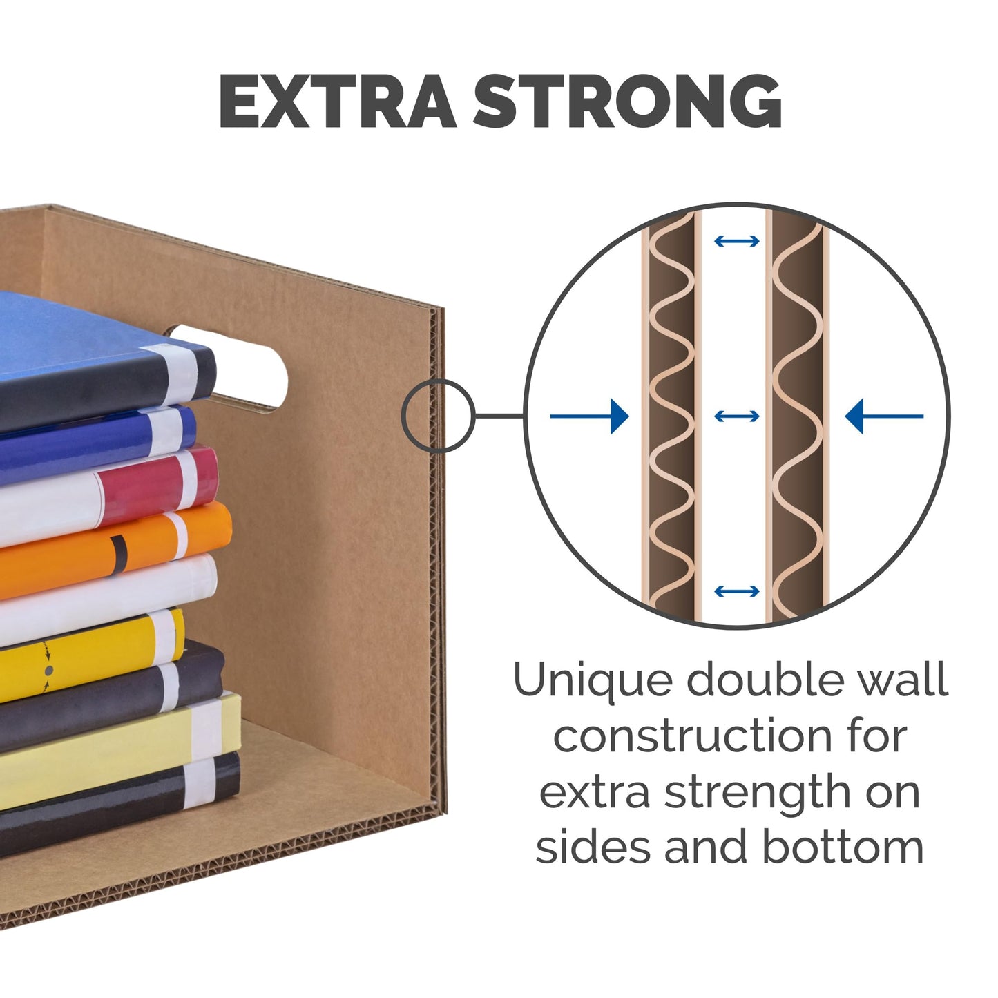 Bankers Box Classic Moving Box 12 Pack Kit, Reinforced Handles, Tape-Free Assembly, Box with Lid, 8 Small and 4 Medium Boxes (7716401)