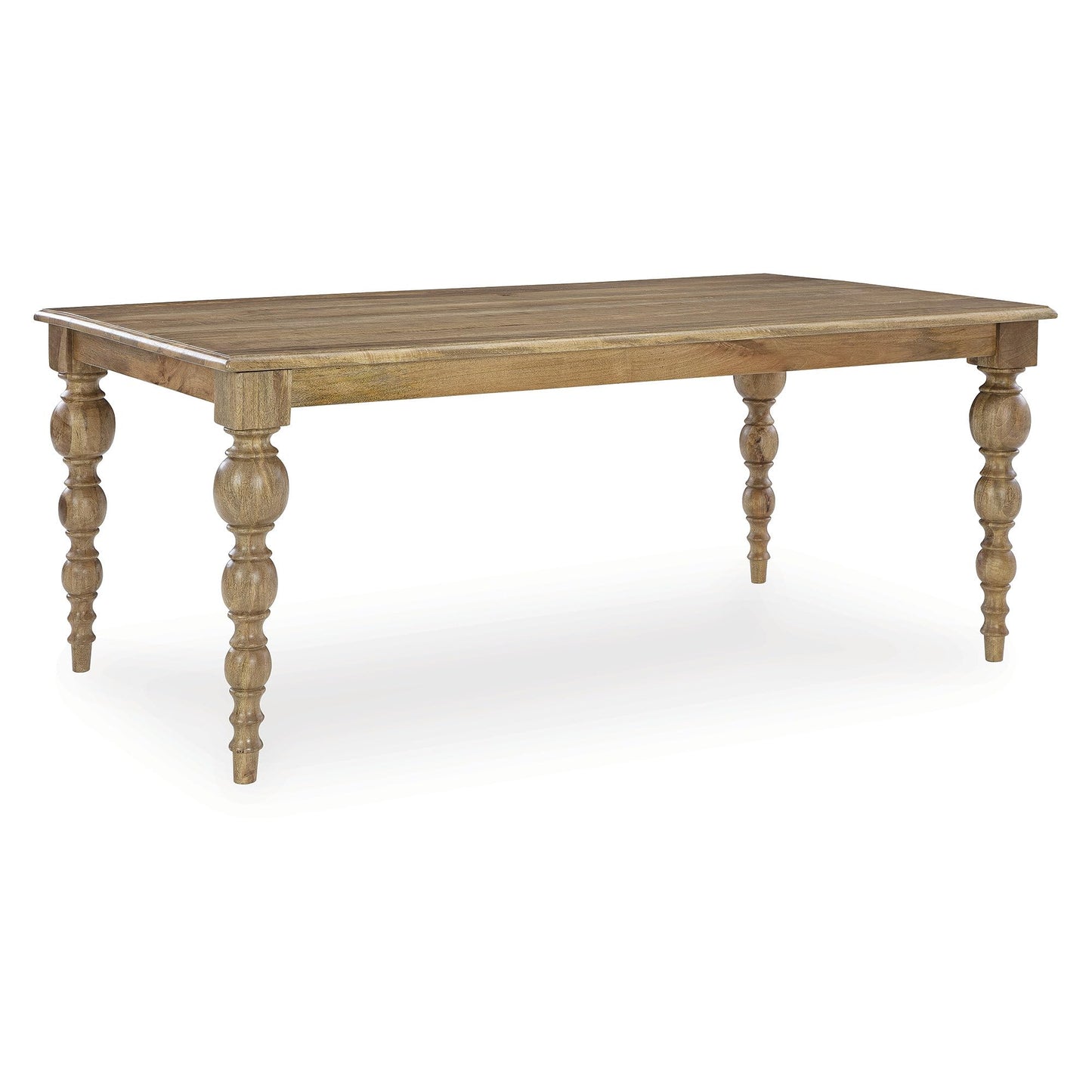 Signature Design by Ashley Rybergston Casual Dining Table with 4 Legs, Light Brown