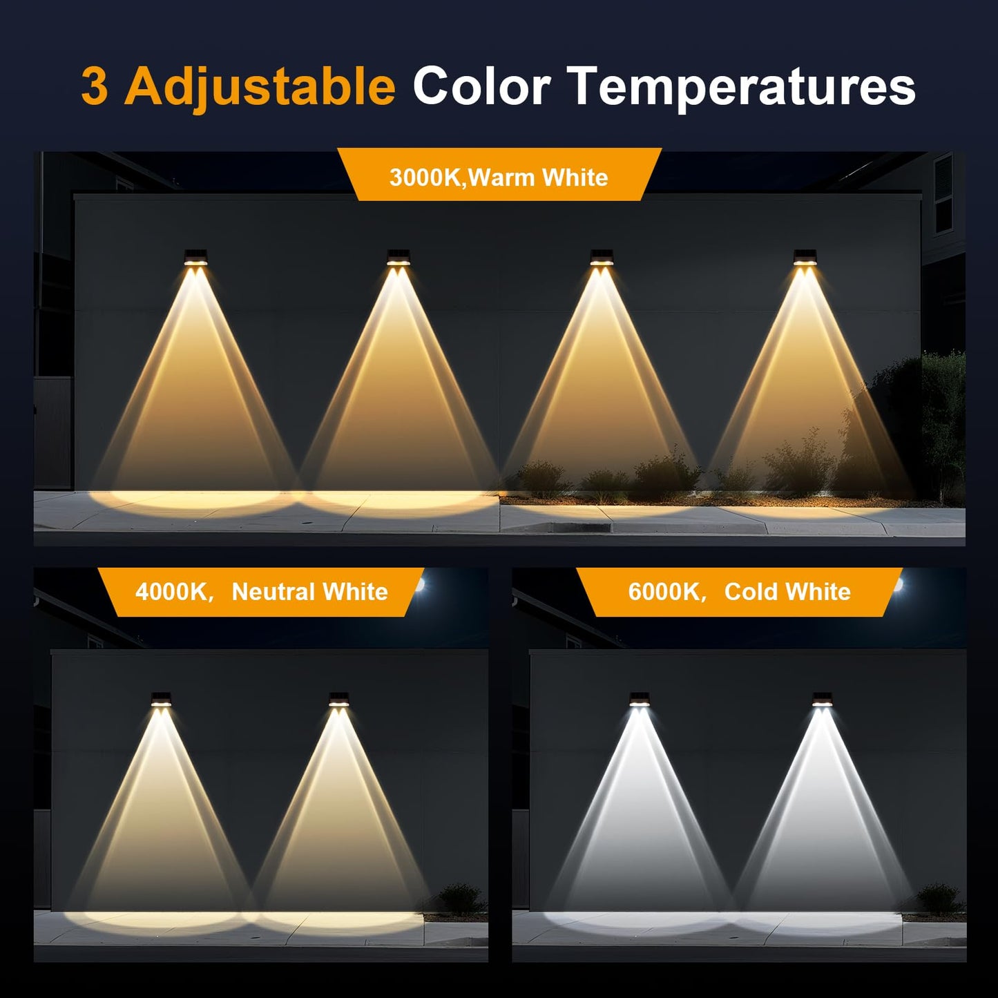 Super Long Lasting Solar Fence Lights Outdoor,Deck Lights Waterproof,Perfect for Winter and Rainy Days,Dusk to Dawn High Brightness Solar Lighting for Wall,Stair,Step,Yard,Patio,Backyard(12 Pack)