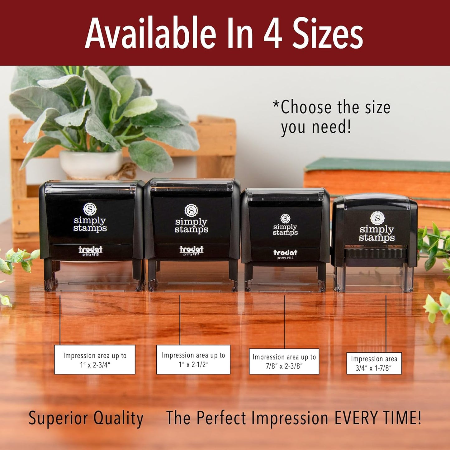 Completed Office Stamp | 4 Different Sizes | 20 Designs | Multiple Color Options | Perfect for Quick Validation of Office Documents (Completed, Medium)
