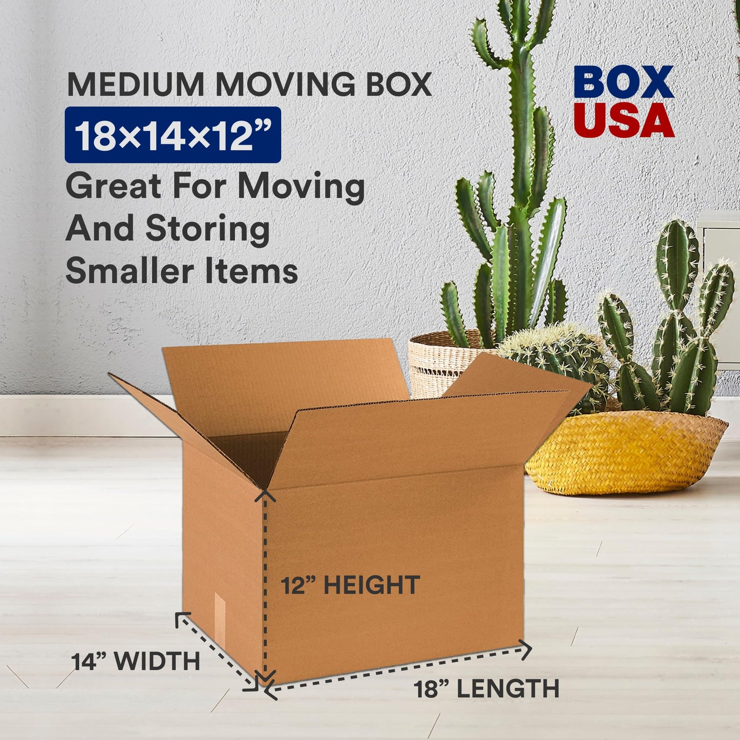 BOX USA Moving Boxes Kit (22-Pack) Large 20x20x15 and Medium 18x14x12 Corrugated Cardboard Boxes for Shipping, Packing, Storage, Supplies